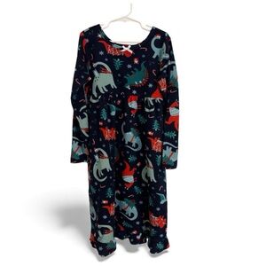 Christmas Dinosaur Nightgown